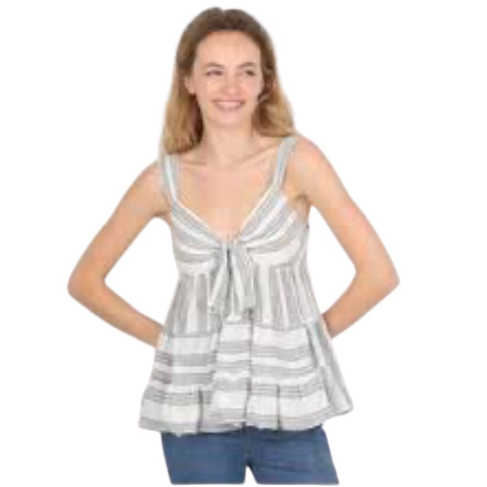 Willow Jane Knotted Striped Top